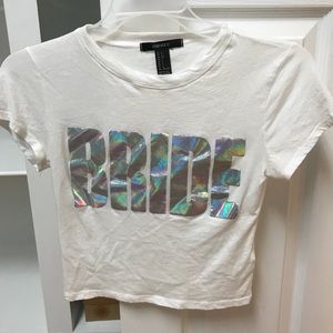 Small White Crop top